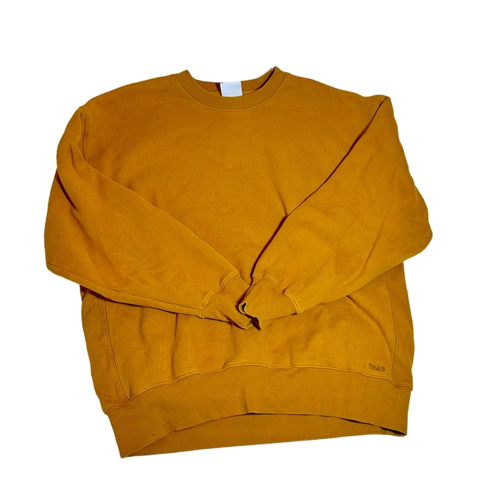 Aritzia TNA Sweatfleece Boyfriend Crew Neck Sweatshirt Size Small